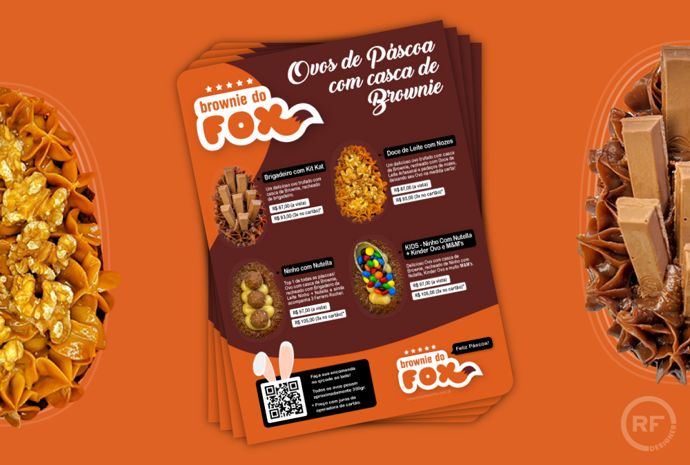 Criação de Logomarca, Identidade Visual, Materiais de Divulgação para Empresas de Brownie